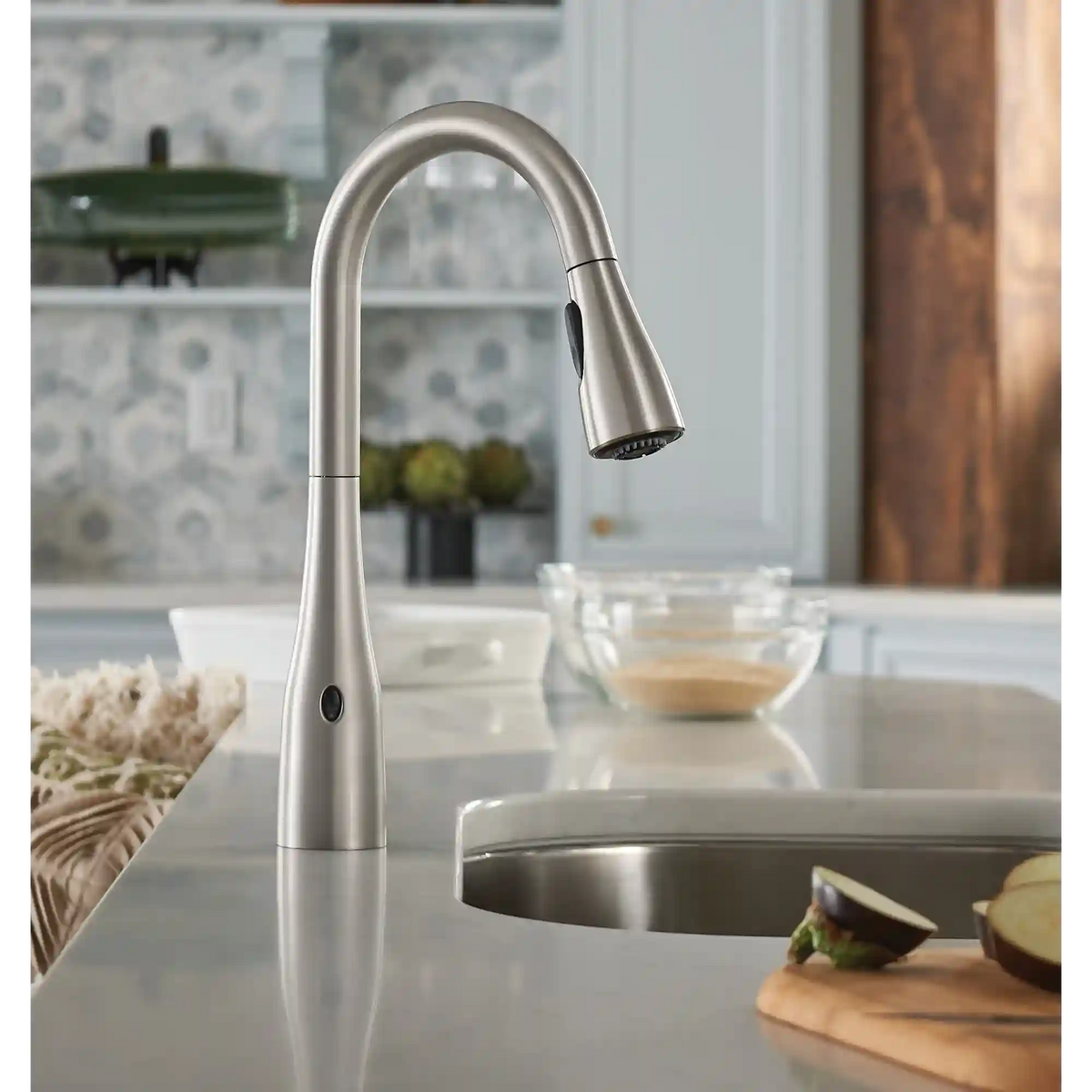 Arbor MotionSense Wave One-Handle High Arc Single Sensor Pulldown Kitchen Faucet