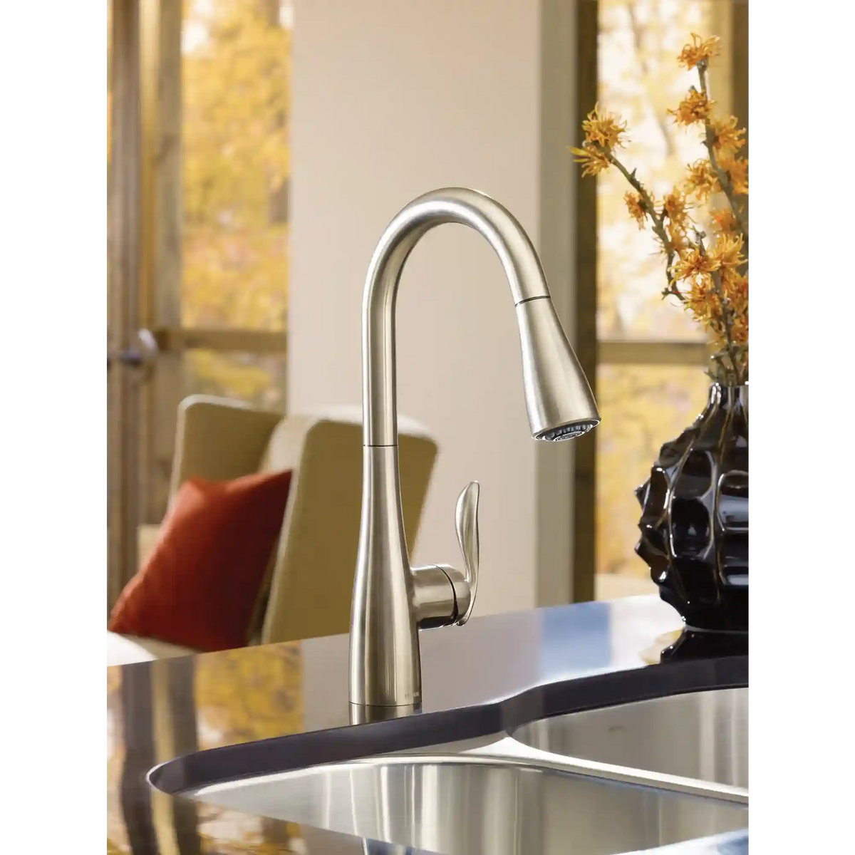 Arbor One-Handle High Arc Pulldown Kitchen Faucet