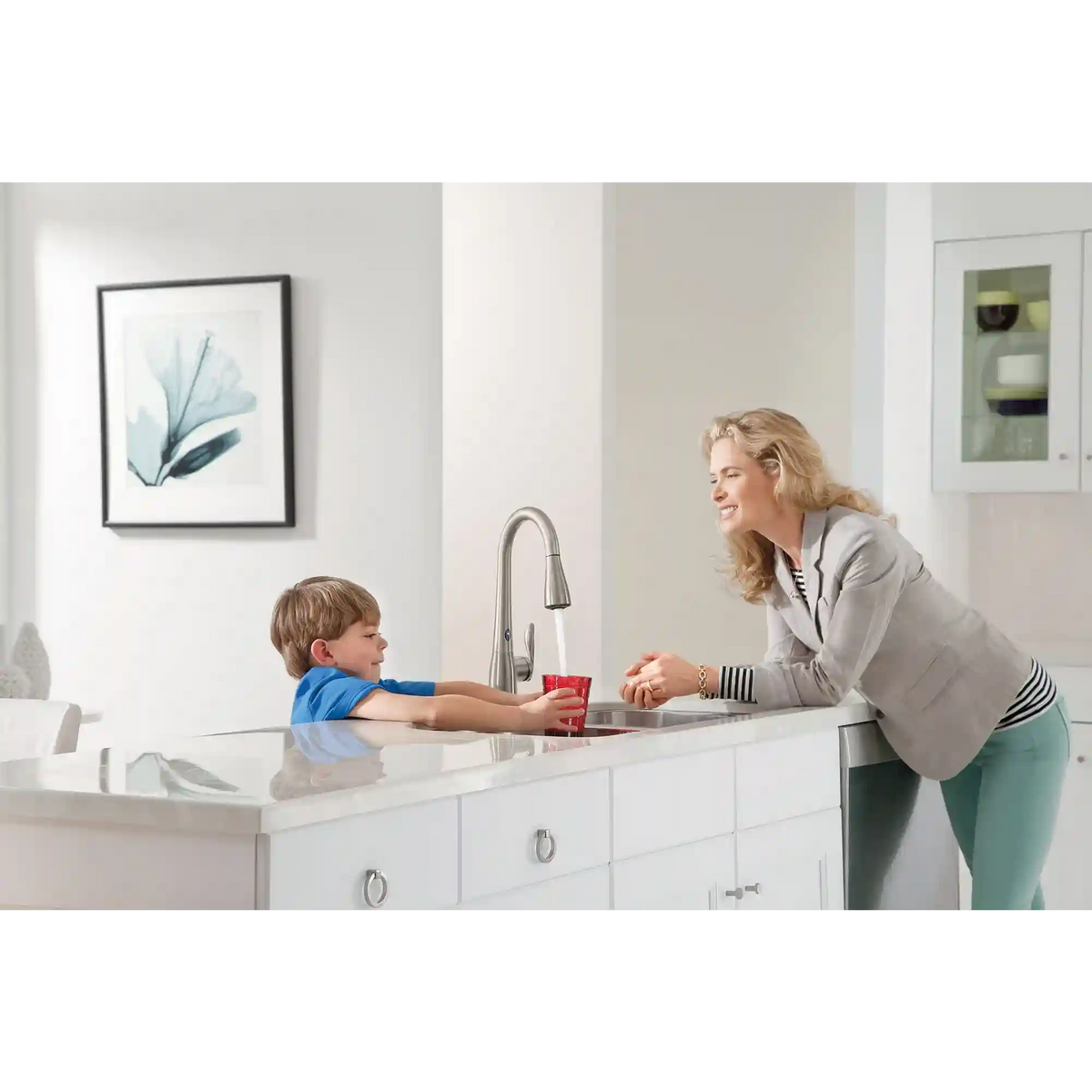 Arbor One-Handle High Arc MotionSense Dual Sensor Pulldown Kitchen Faucet
