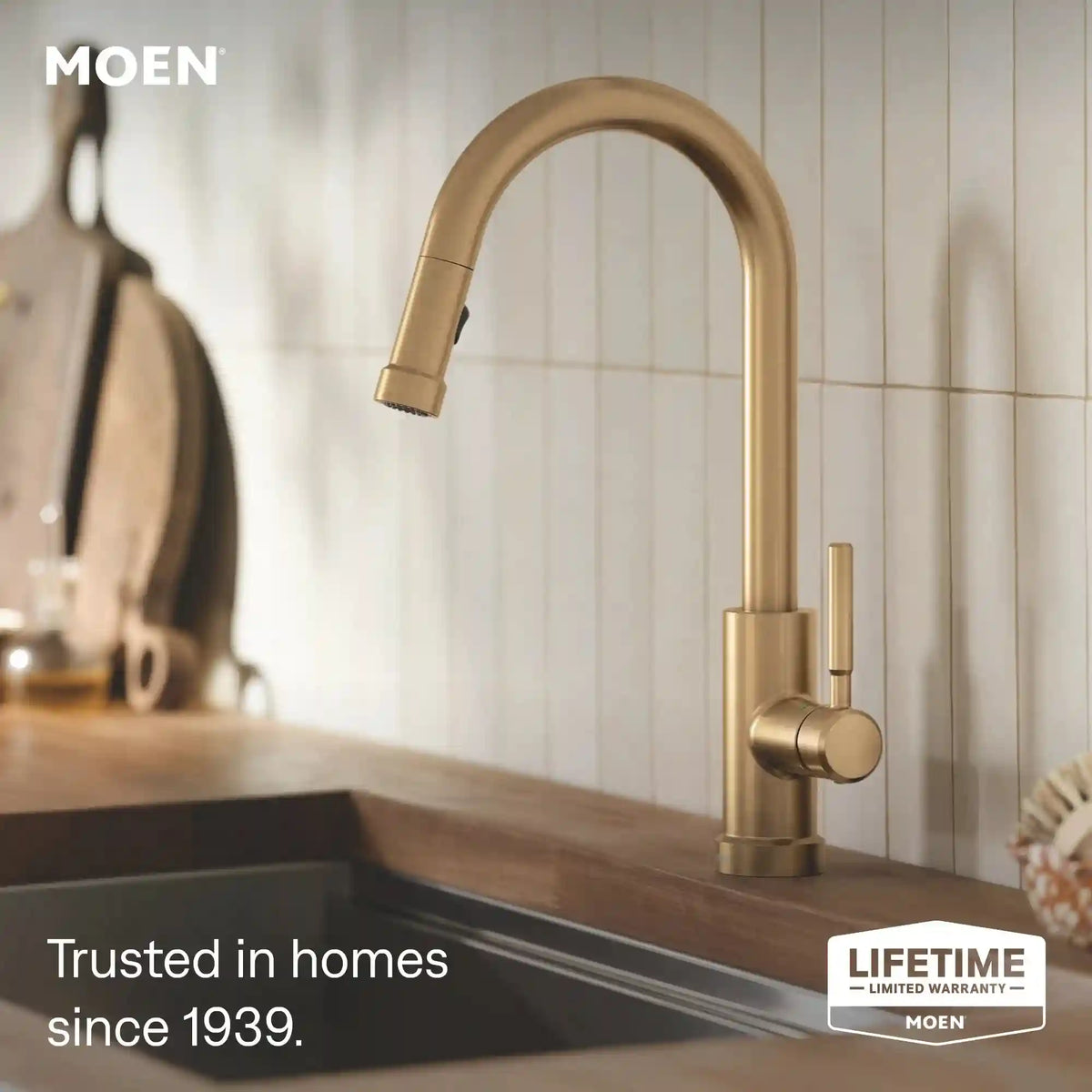 Kivo One-Handle High Arc Pulldown Kitchen Faucet