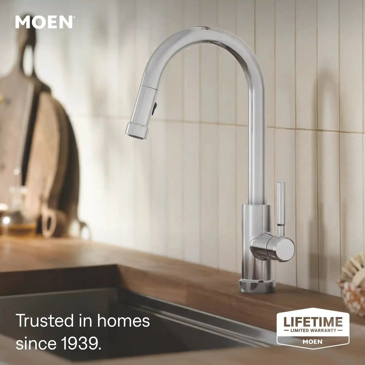 Kivo One-Handle High Arc Pulldown Kitchen Faucet