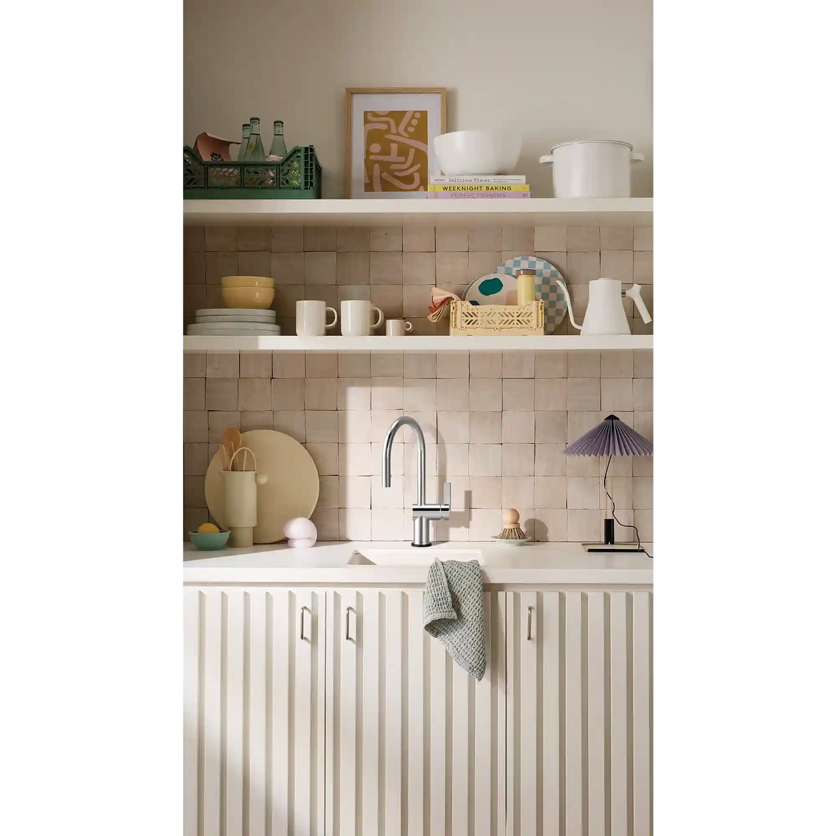 Cia One-Handle High Arc Pulldown Kitchen Faucet