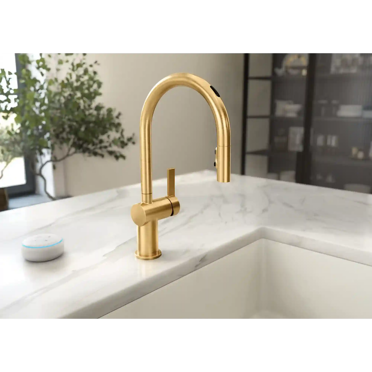 Cia MotionSense Wave One-Handle High Arc Single Sensor Pulldown Kitchen Faucet