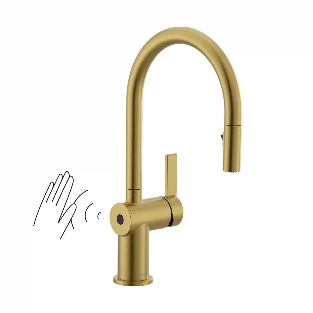 Cia MotionSense Wave One-Handle High Arc Single Sensor Pulldown Kitchen Faucet