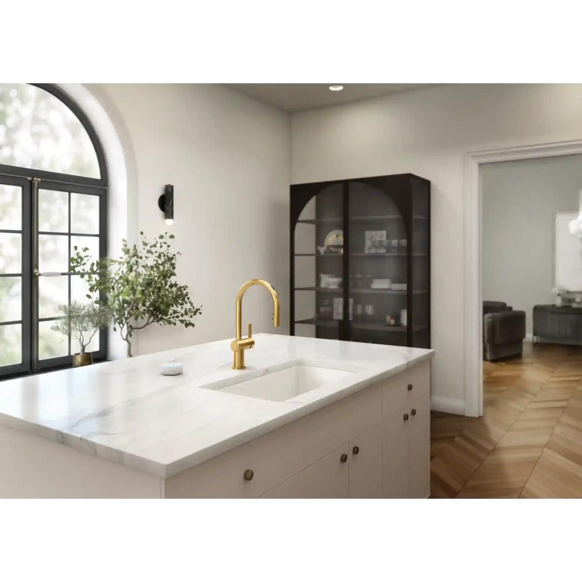 Cia MotionSense Wave One-Handle High Arc Single Sensor Pulldown Kitchen Faucet