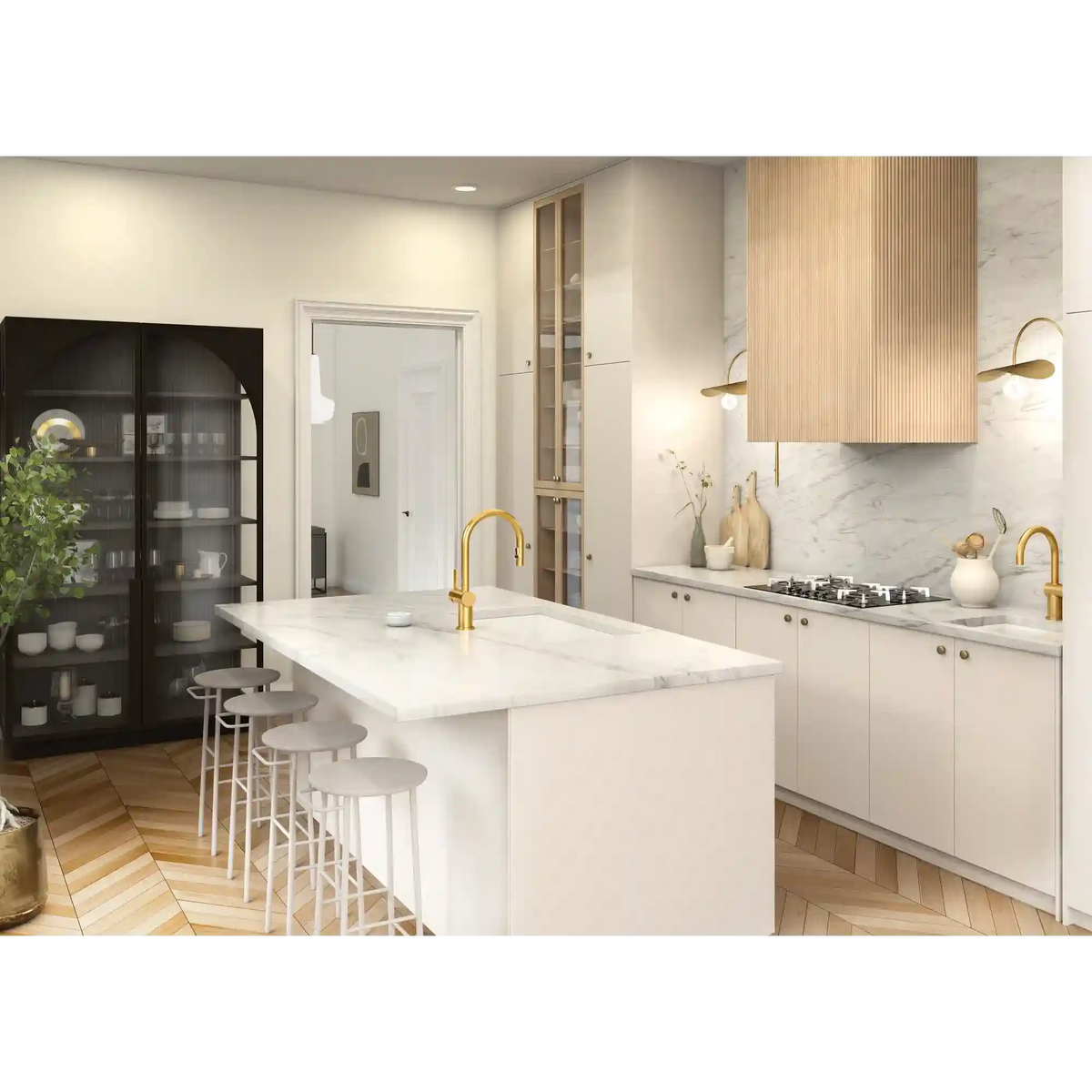 Cia MotionSense Wave One-Handle High Arc Single Sensor Pulldown Kitchen Faucet