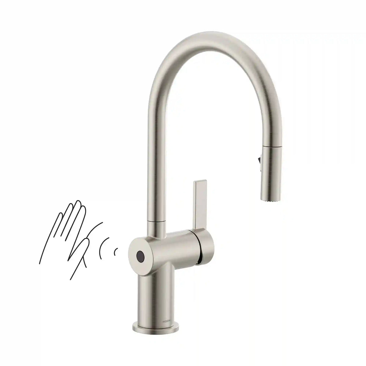 Cia MotionSense Wave One-Handle High Arc Single Sensor Pulldown Kitchen Faucet