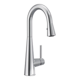 Sleek One-Handle Pulldown Bar Faucet