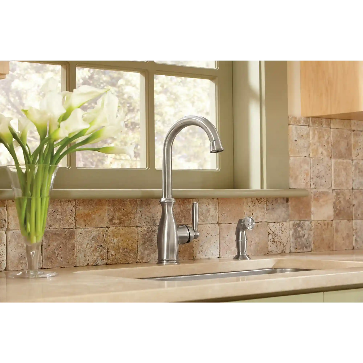 Brantford One-Handle High Arc Kitchen Faucet