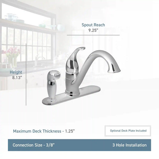 Camerist One-Handle Low Arc Kitchen Faucet