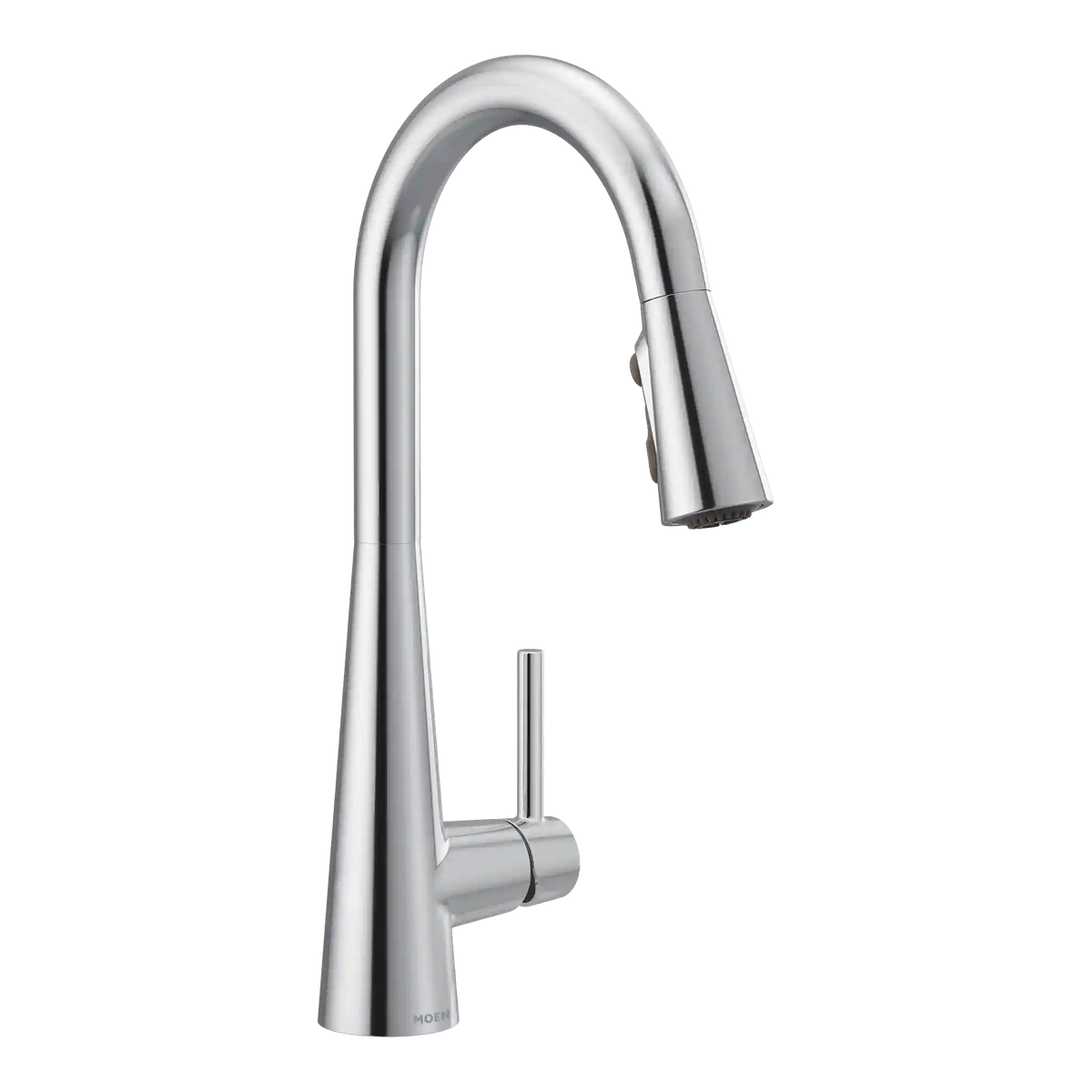 Sleek One-Handle High Arc Pulldown Kitchen Faucet
