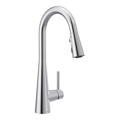Sleek One-Handle High Arc Pulldown Kitchen Faucet