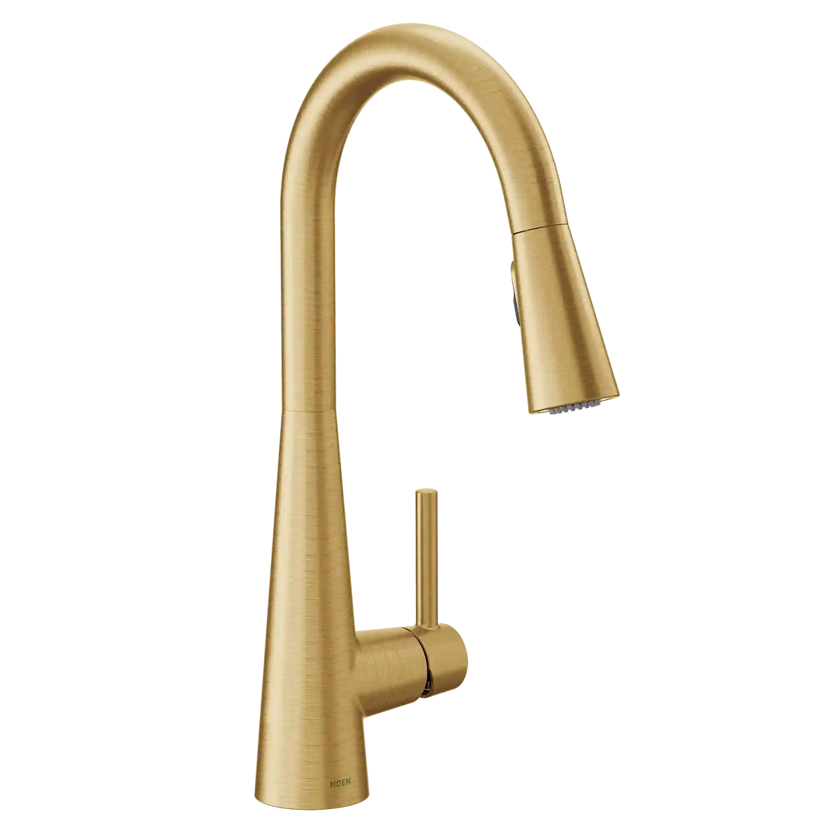 Sleek One-Handle High Arc Pulldown Kitchen Faucet