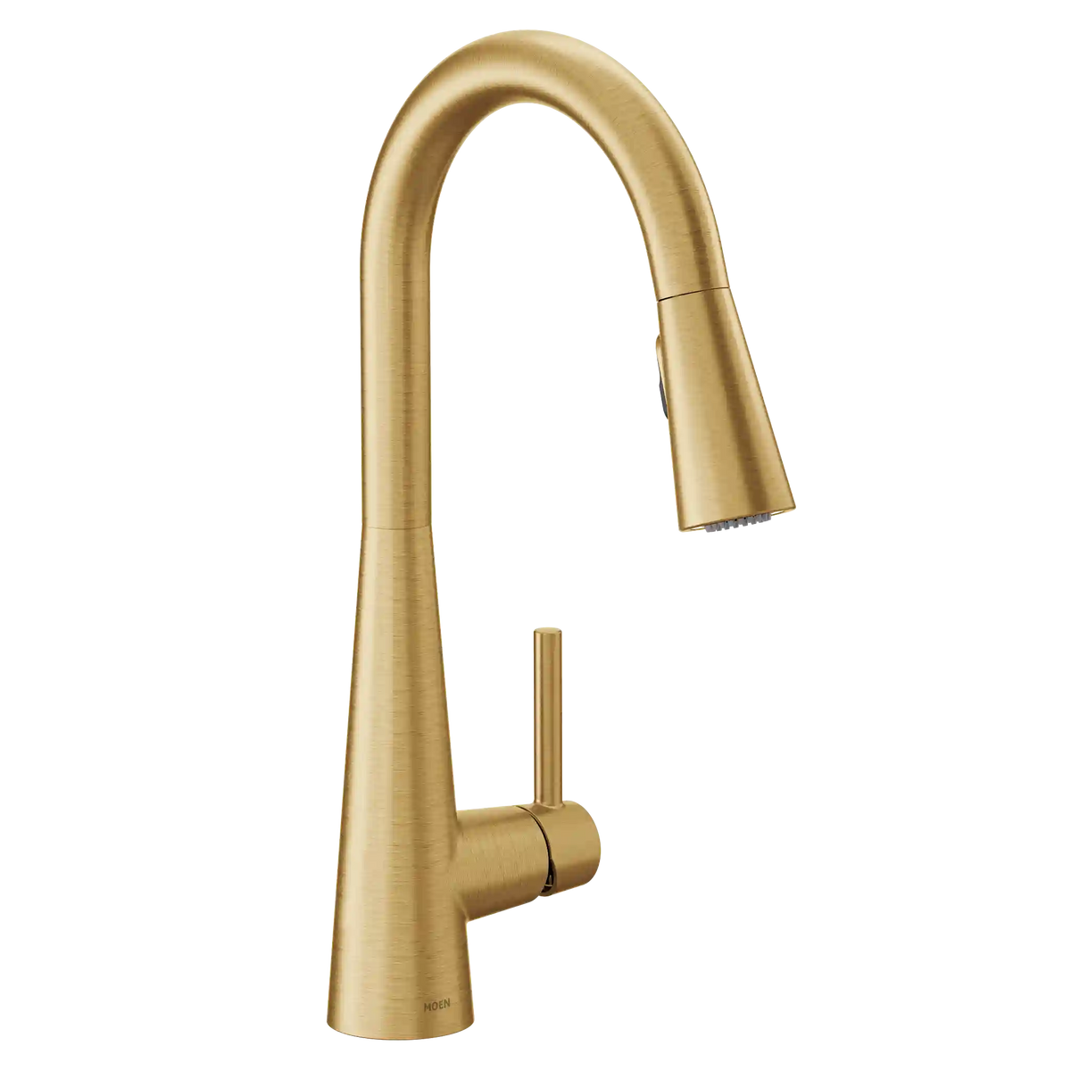 Sleek One-Handle High Arc Pulldown Kitchen Faucet