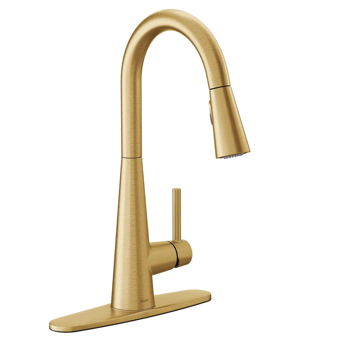 Sleek One-Handle High Arc Pulldown Kitchen Faucet