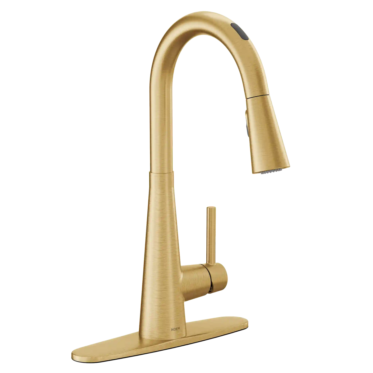 Sleek Smart Faucet Voice Control One-Handle High Arc Pulldown Kitchen Faucet