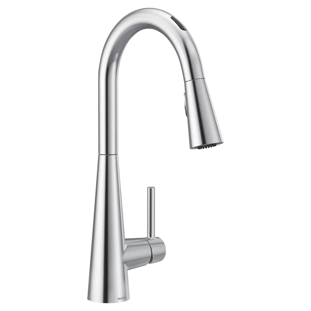 Sleek Smart Faucet Voice Control One-Handle High Arc Pulldown Kitchen Faucet