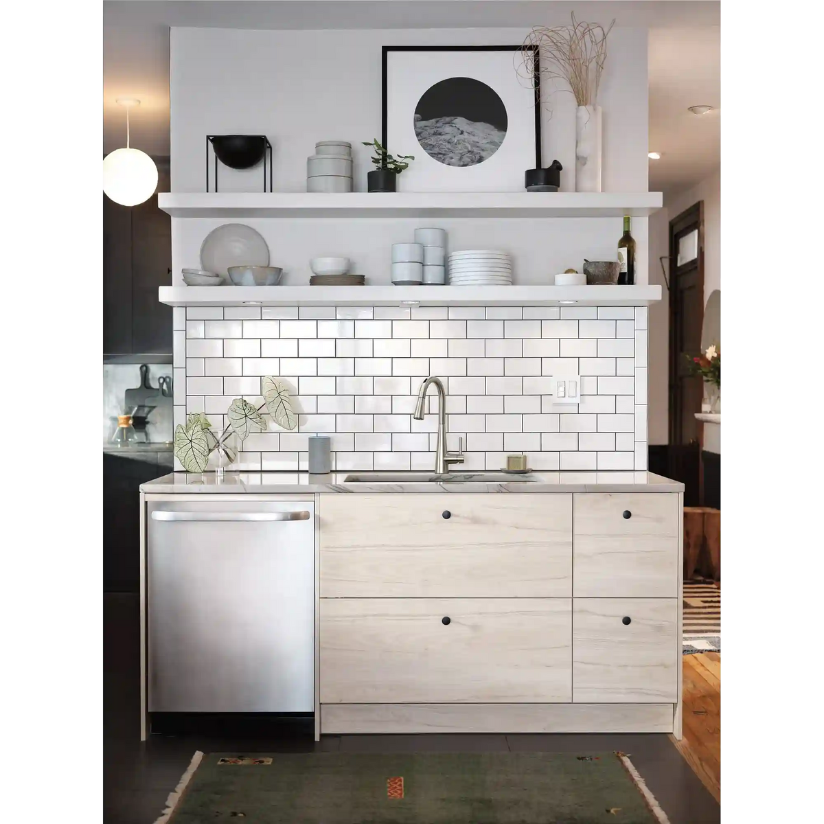 Sleek Smart Faucet Voice Control One-Handle High Arc Pulldown Kitchen Faucet