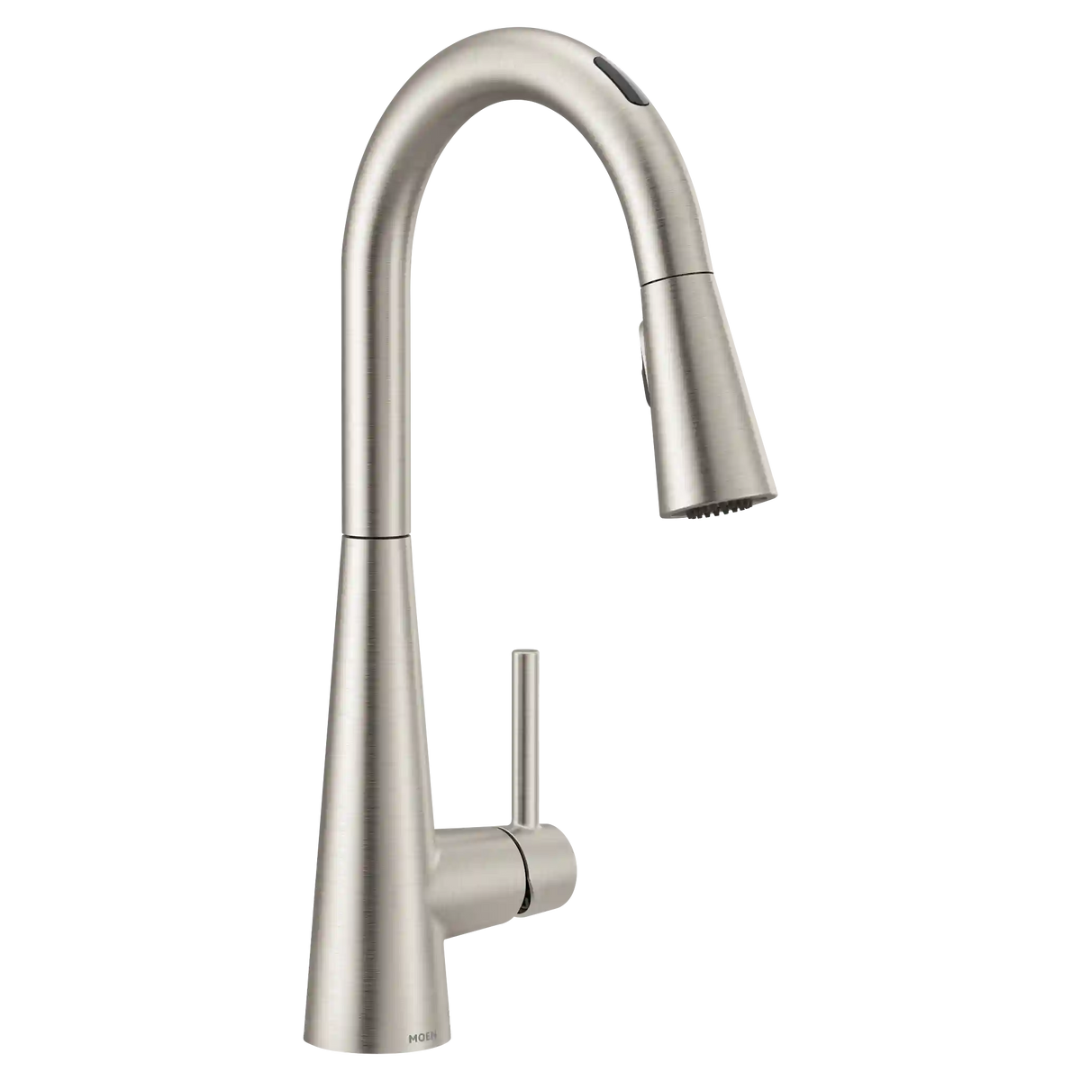 Sleek Smart Faucet Voice Control One-Handle High Arc Pulldown Kitchen Faucet