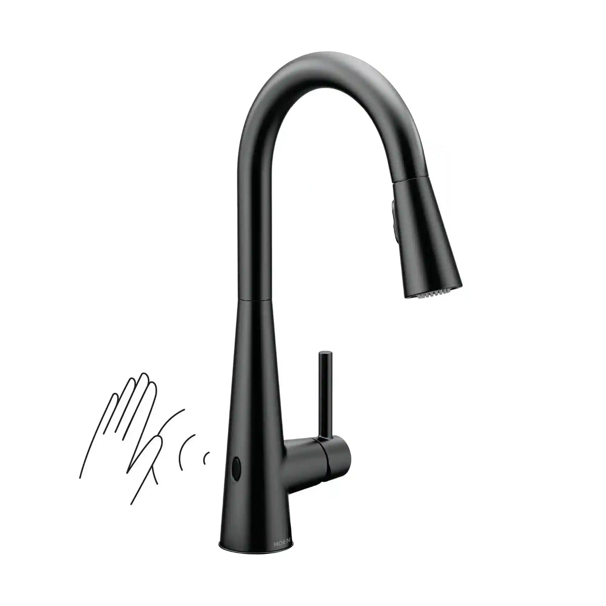 Sleek MotionSense Wave One-Handle High Arc Single Sensor Pulldown Kitchen Faucet