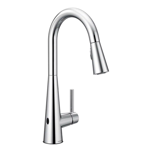 Sleek MotionSense Wave One-Handle High Arc Single Sensor Pulldown Kitchen Faucet