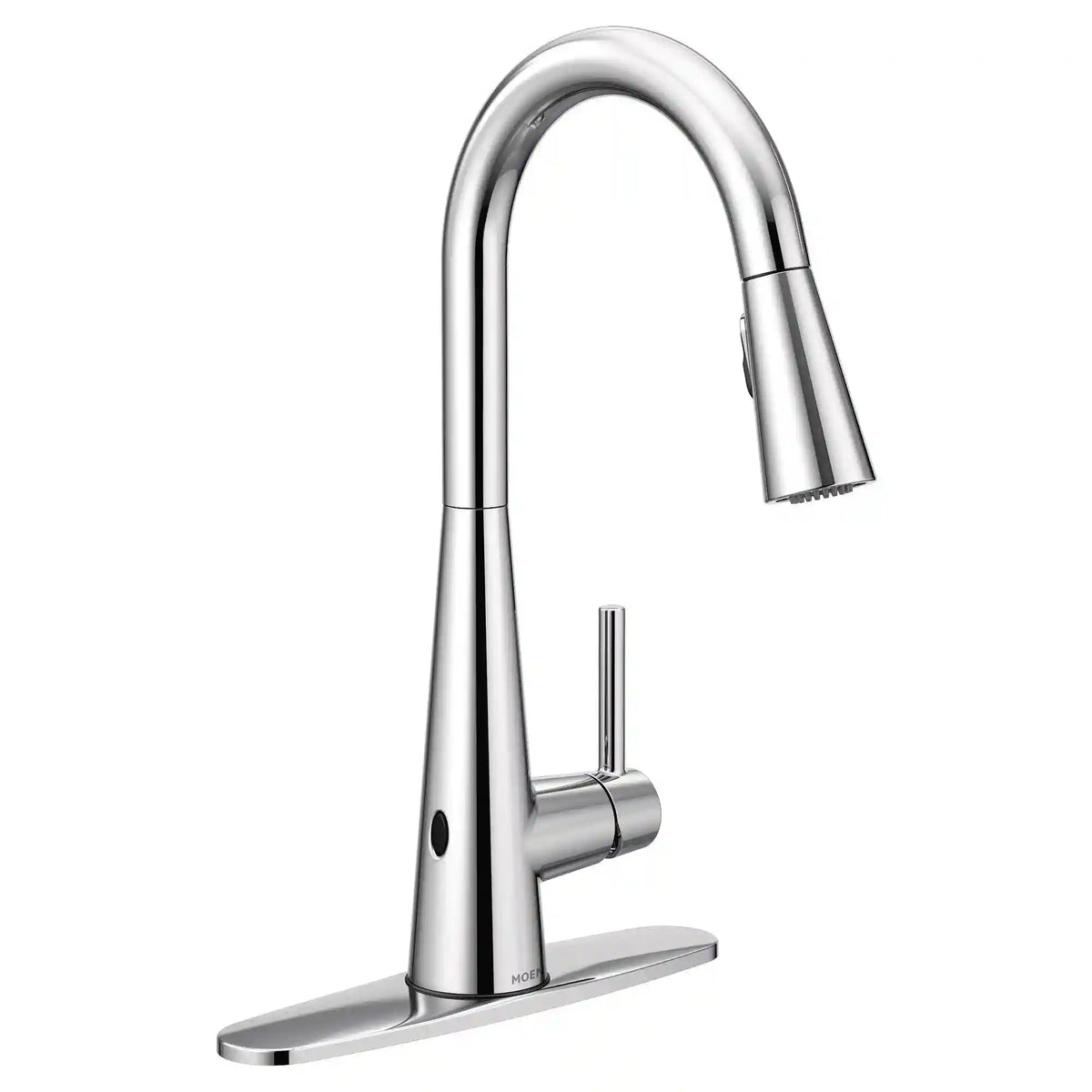 Sleek MotionSense Wave One-Handle High Arc Single Sensor Pulldown Kitchen Faucet