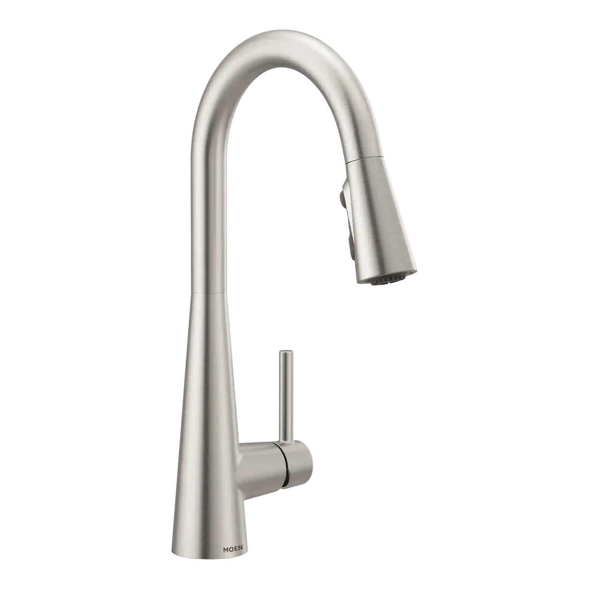 Sleek One-Handle High Arc Pulldown Kitchen Faucet