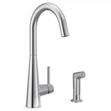 Sleek One-Handle High Arc Pulldown Kitchen Faucet