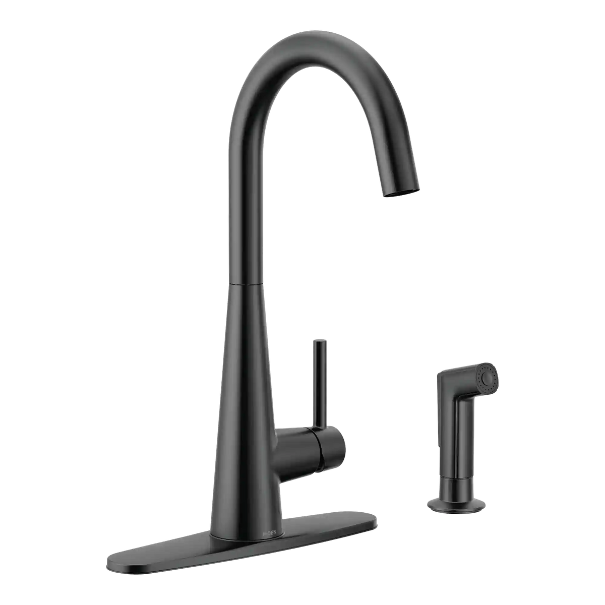 Sleek One-Handle High Arc Pulldown Kitchen Faucet