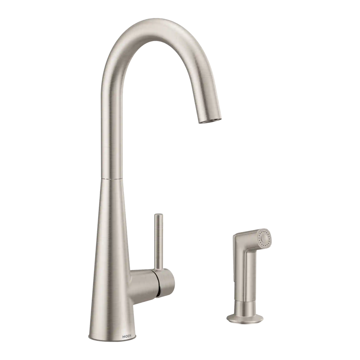 Sleek One-Handle High Arc Pulldown Kitchen Faucet