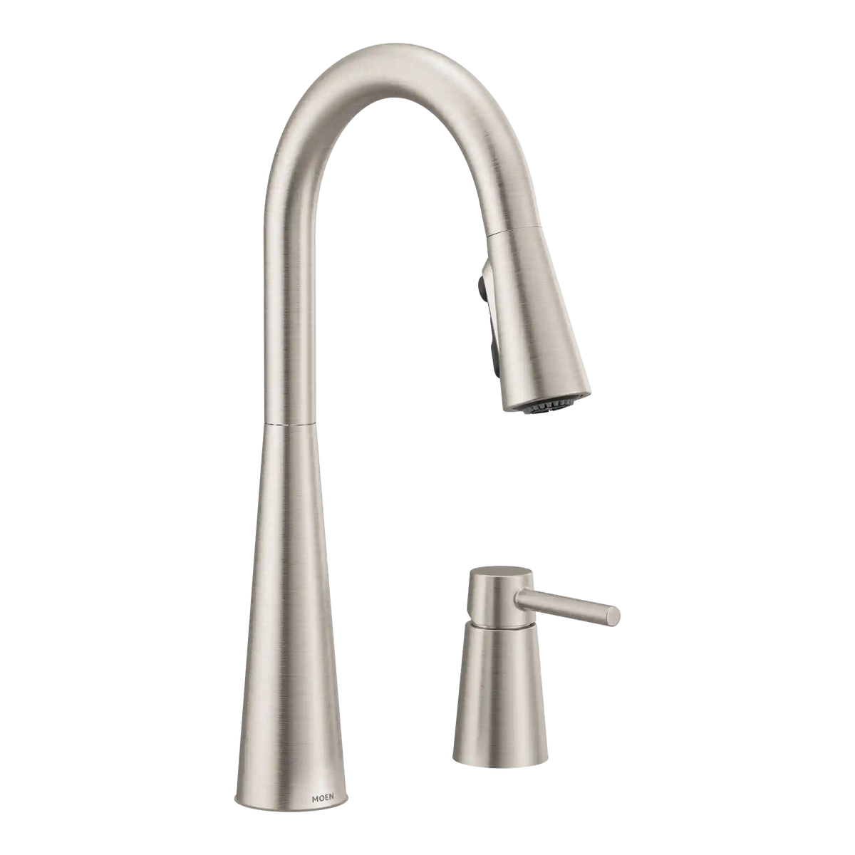 Sleek One-Handle Pulldown Kitchen Faucet