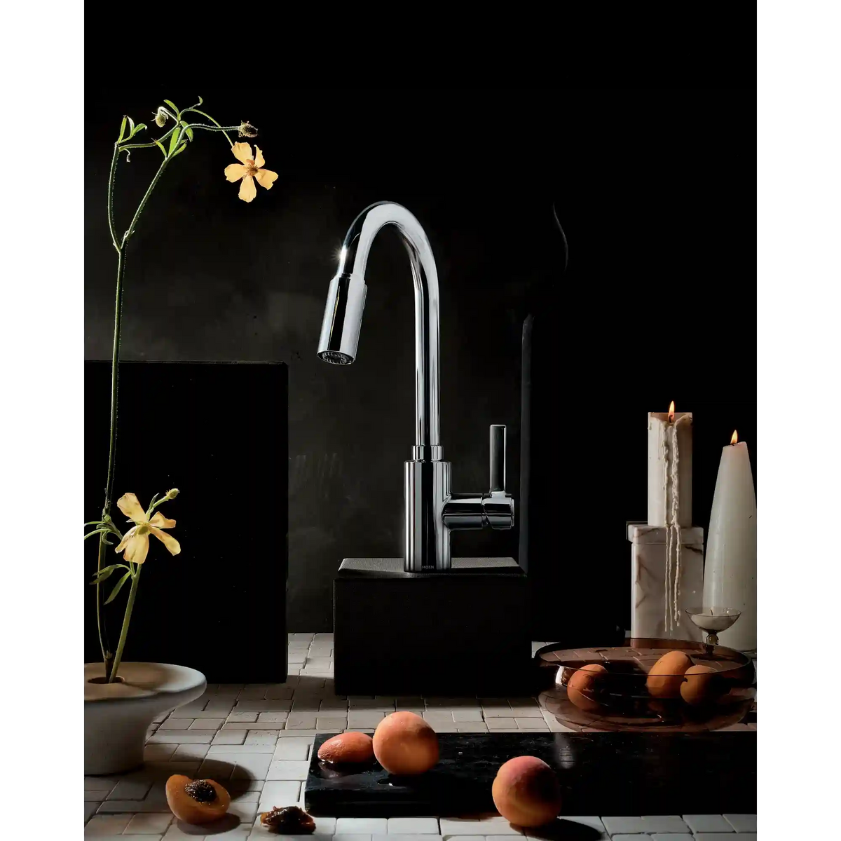Genta LX MotionSense Wave Single Sensor One-Handle High Arc Pulldown Kitchen Faucet
