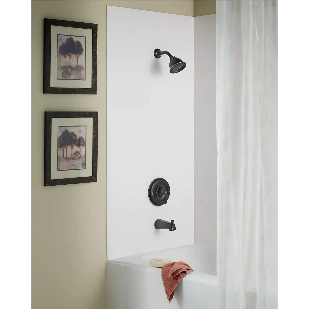 Caldwell Posi-Temp(R) Eco-Performance Tub and Shower Faucet