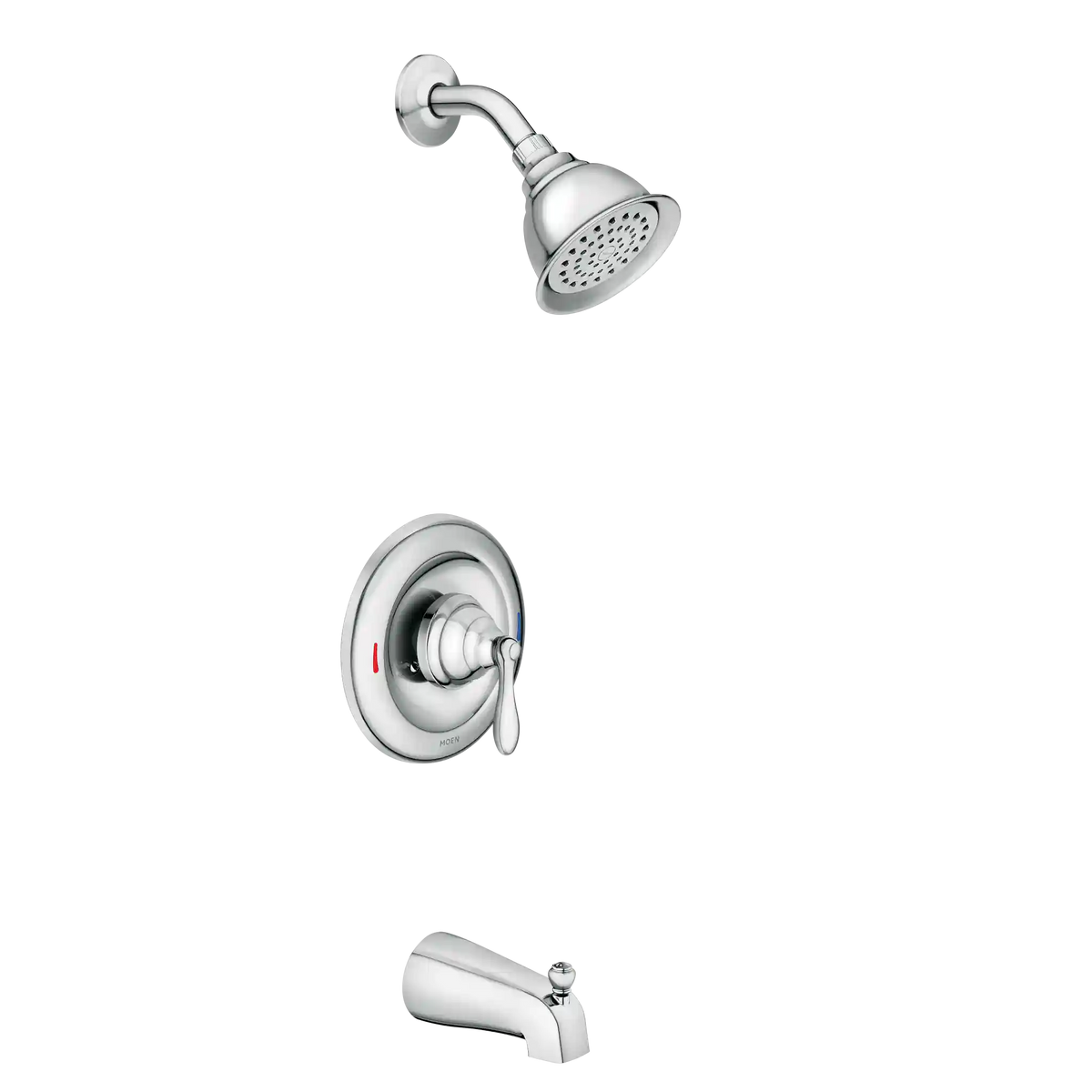Caldwell Posi-Temp(R) Eco-Performance Tub and Shower Faucet