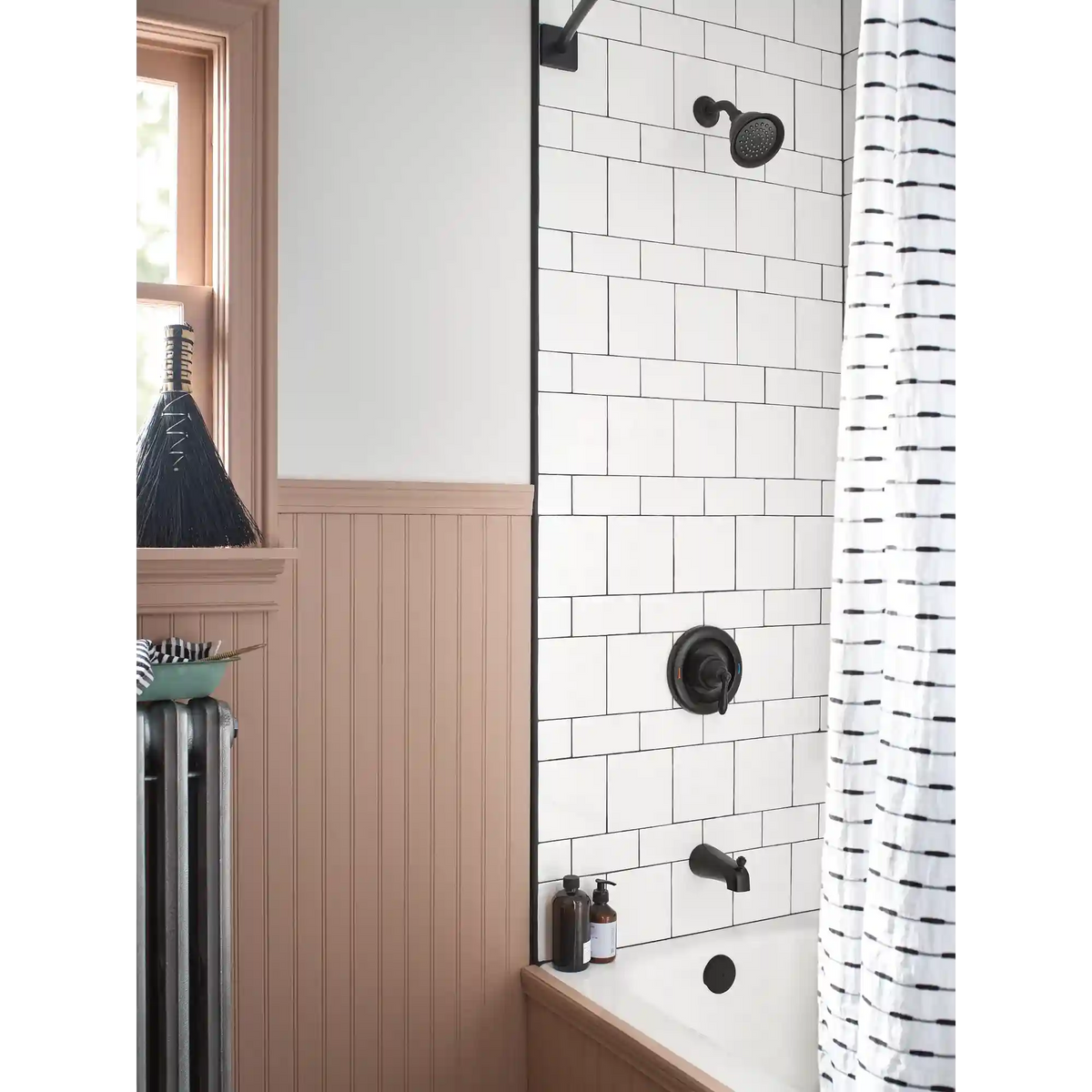 Caldwell Posi-Temp(R) Eco-Performance Tub and Shower Faucet