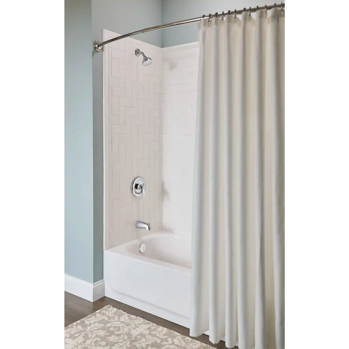 Moen Adjustable Curved Shower Rod