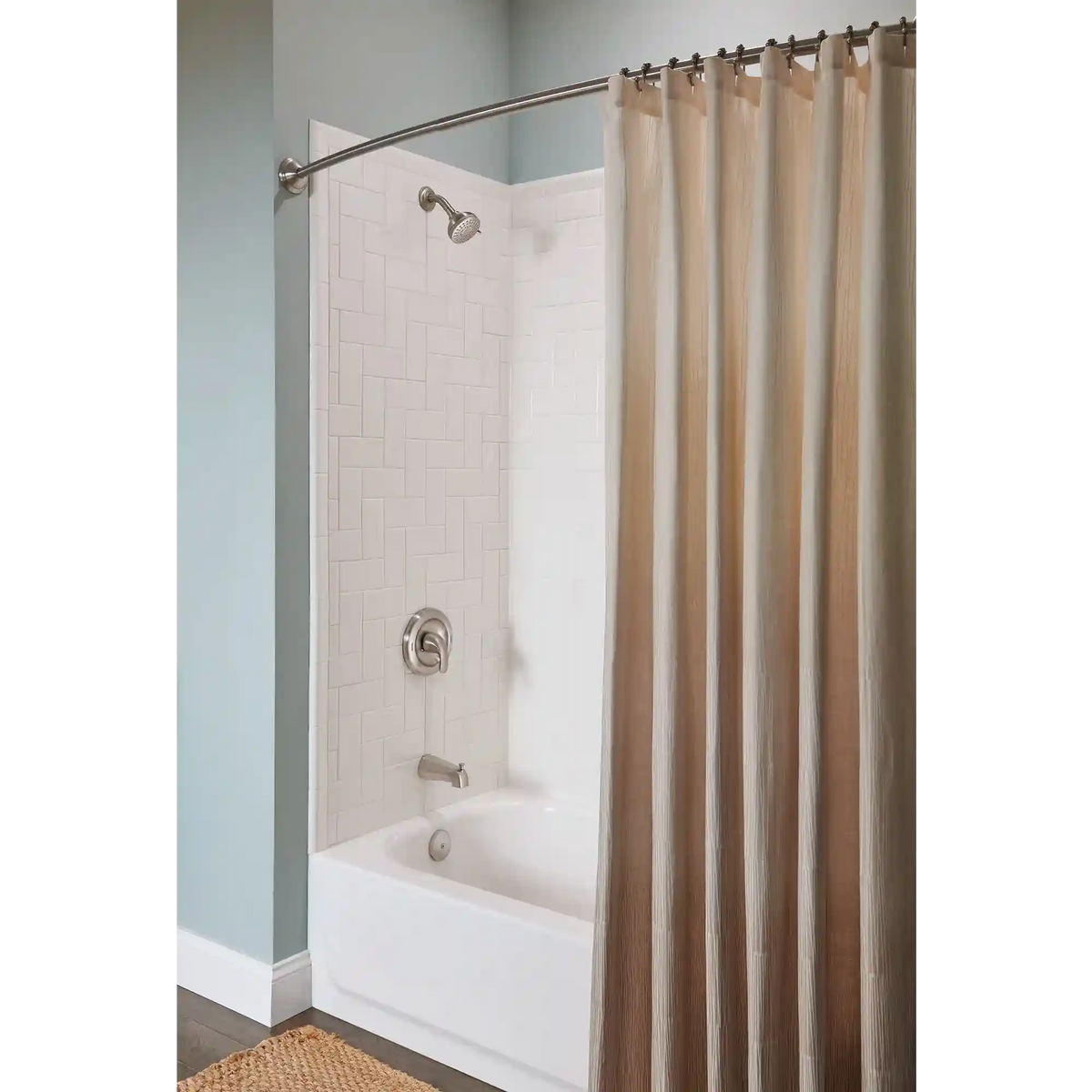 Moen Adjustable Curved Shower Rod