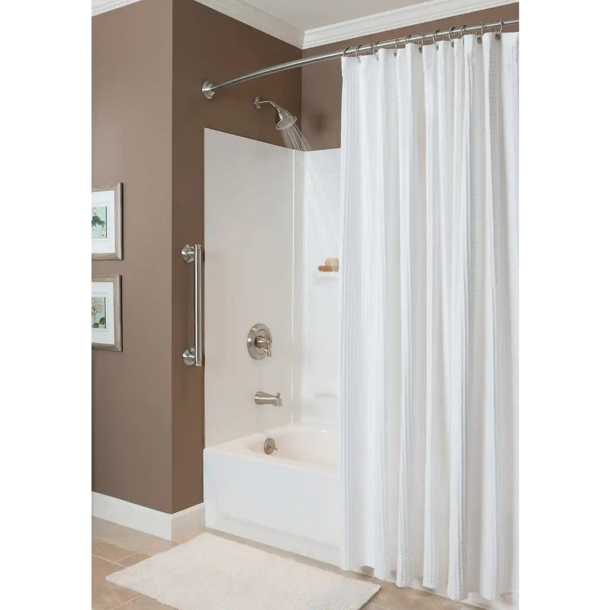 Moen Adjustable Curved Shower Rod