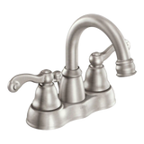 Traditional Two-Handle High Arc Bathroom Faucet