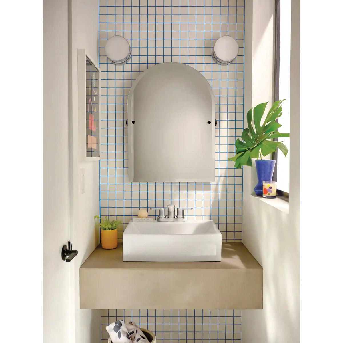 Laris Two-Handle Low Arc Bathroom Faucet