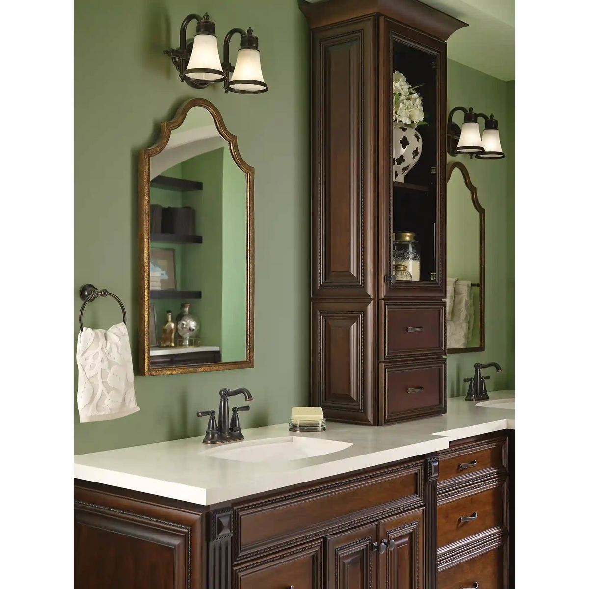 Vale Two-Handle Diverter Bathroom Faucet