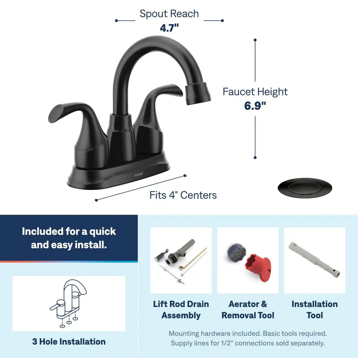 Idora Two-Handle Bathroom Faucet