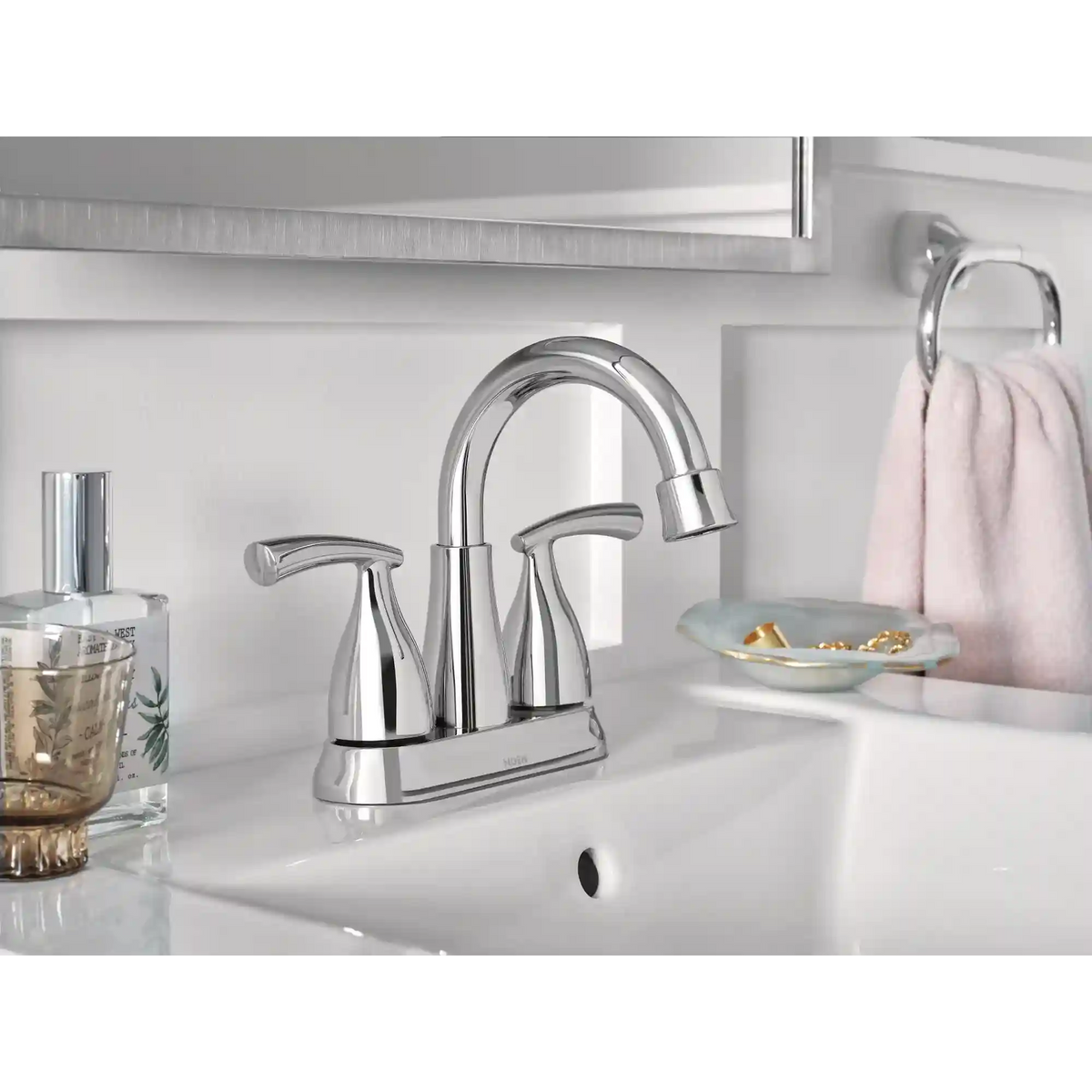 Essie Two-Handle Centerset Bathroom Sink Faucet