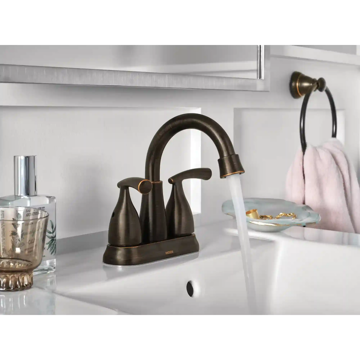 Essie Two-Handle Centerset Bathroom Sink Faucet