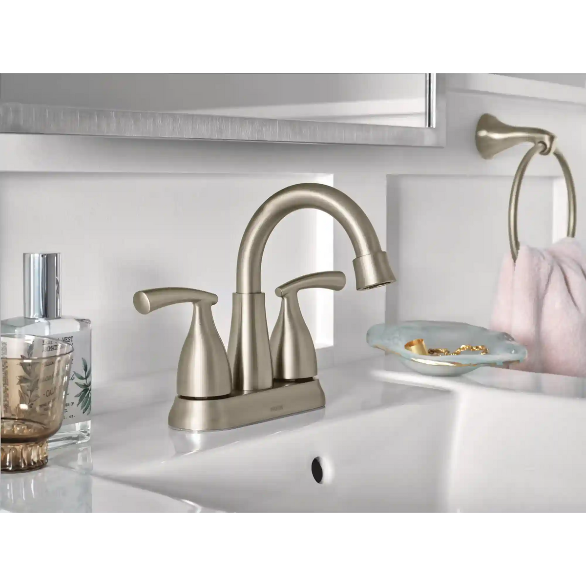 Essie Two-Handle Centerset Bathroom Sink Faucet