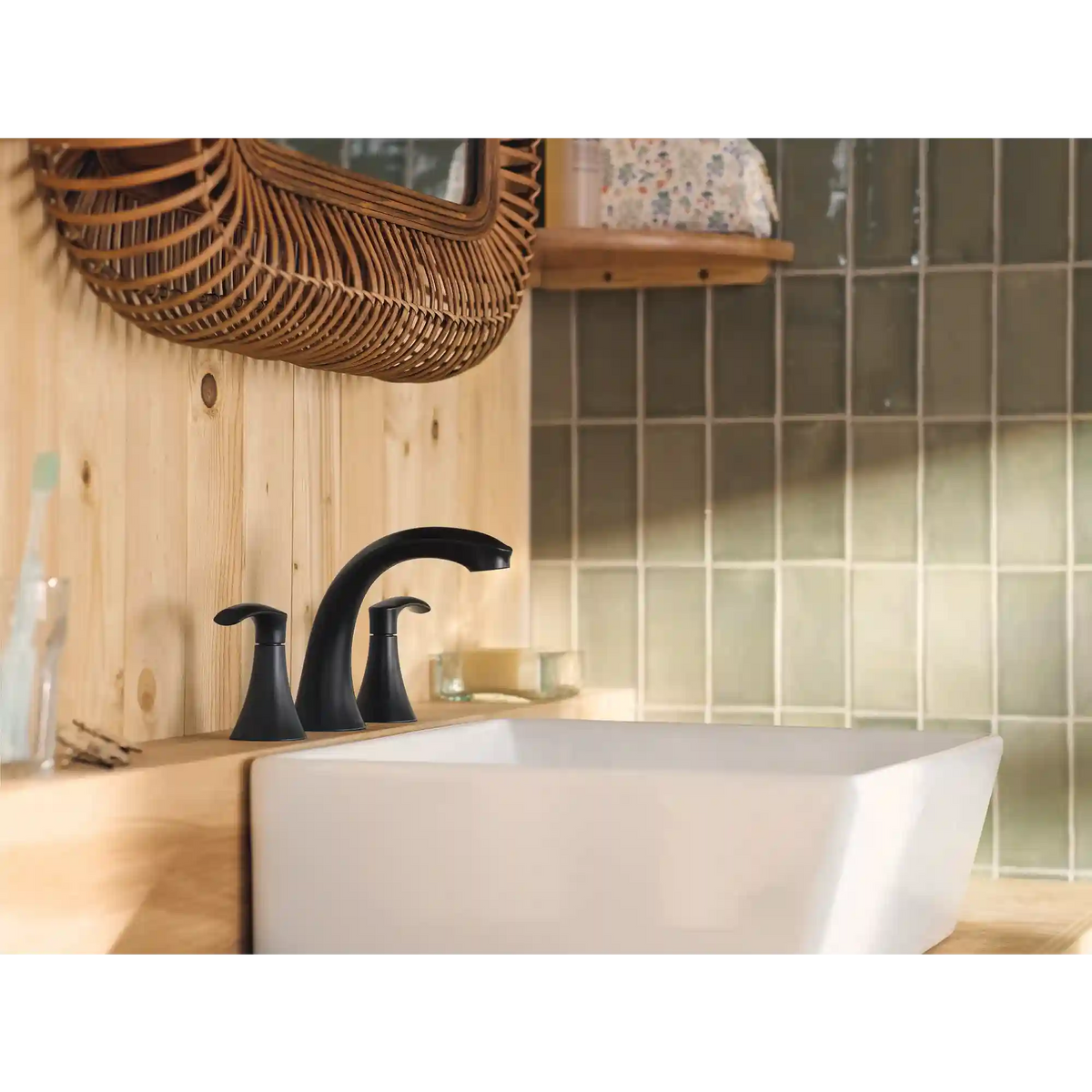 Graeden Two-Handle High Arc Bathroom Faucet