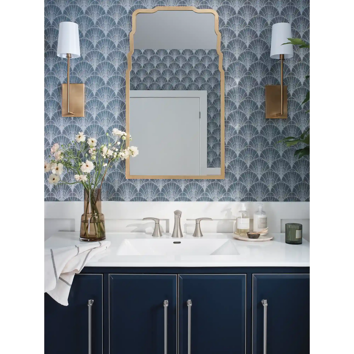 Graeden Two-Handle High Arc Bathroom Faucet