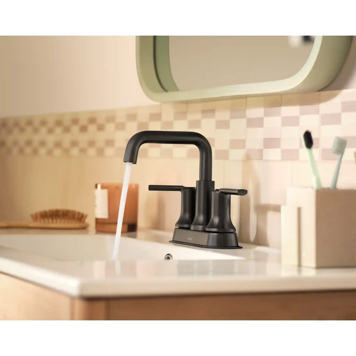 Zyla Two-Handle High Arc Bathroom Faucet
