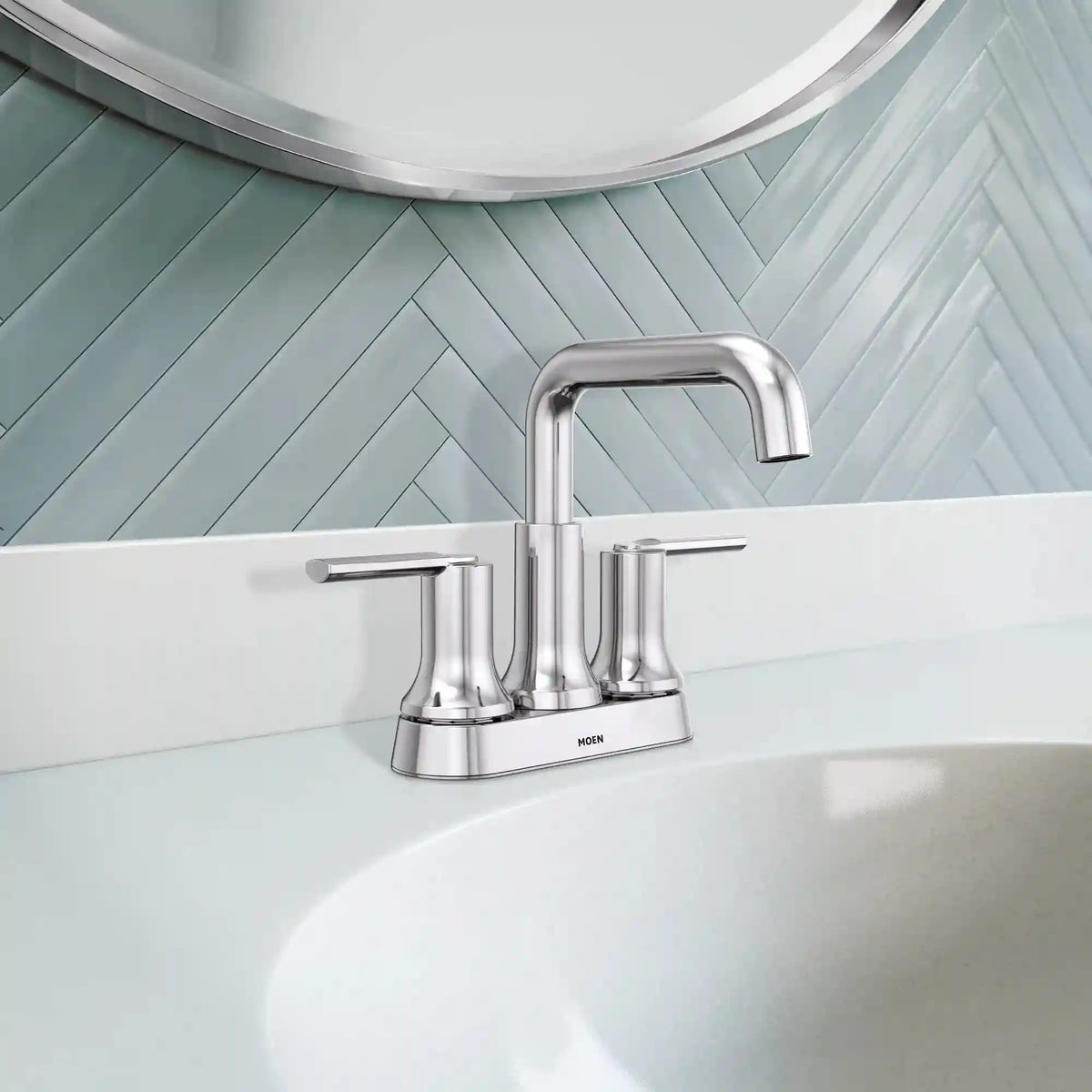 Zyla Two-Handle High Arc Bathroom Faucet