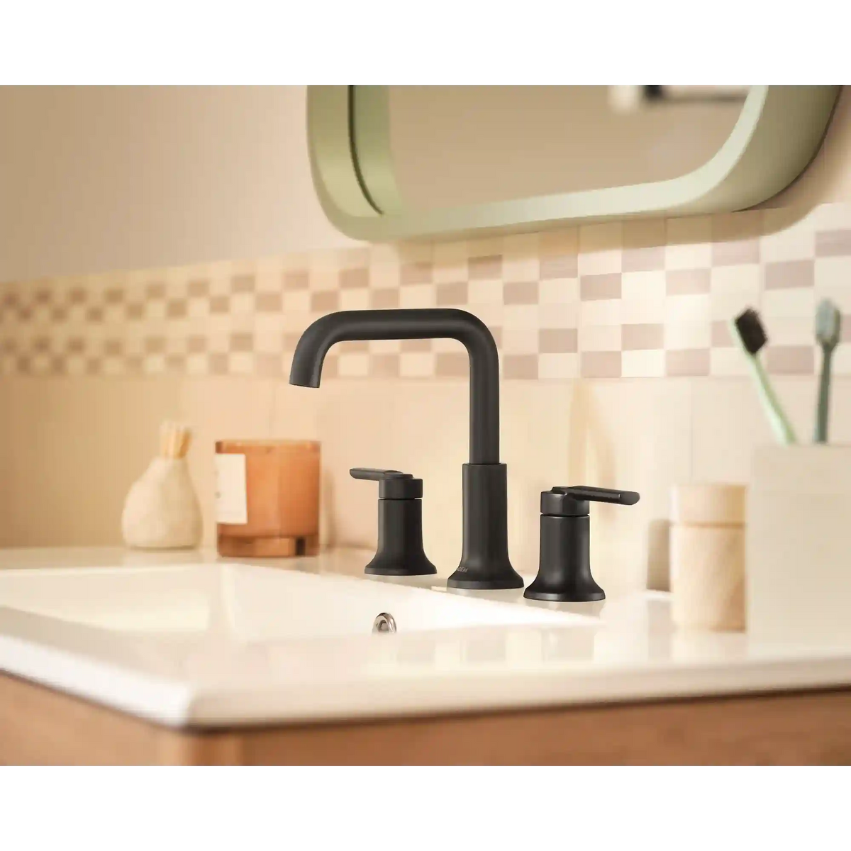 Zyla Two-Handle High Arc Widespread Bathroom Faucet